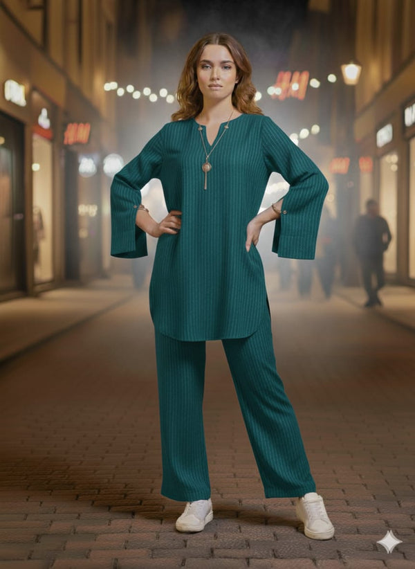 Jacquard Necklace-Style Winter Co-Ord