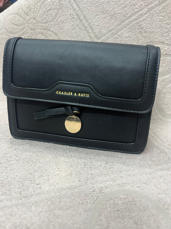 Black Leather Bag – CHASLER & KHTTE A+